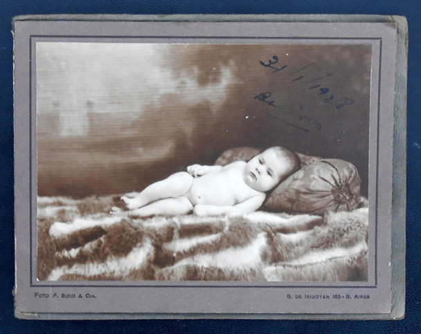 Foto Antigua Bebé 1928 Bixio Y Cia. 0