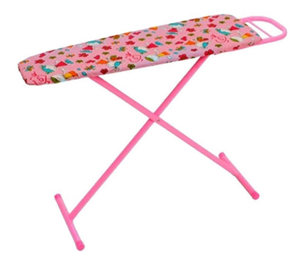 Mesa De Passar Roupa Pratica Infantil Rosa Brinq. Oliveira 0