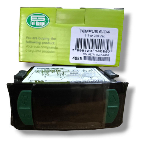 Timer / Contador  Alarm Tempus E/04 Full Gauge 220v 0