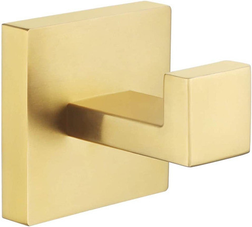 Percha Para Baño, Angulo Simple Dorado Cepillado 0
