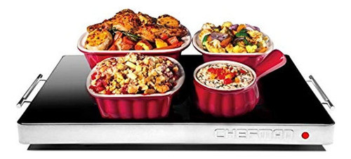 Bandeja De Calentamiento Eléctrico Chefman Con Control De Te 0