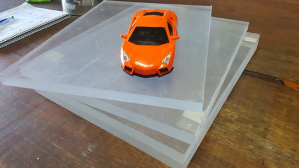 Placa Acrilico Cristal  300 X 300 X 10 Mm 0