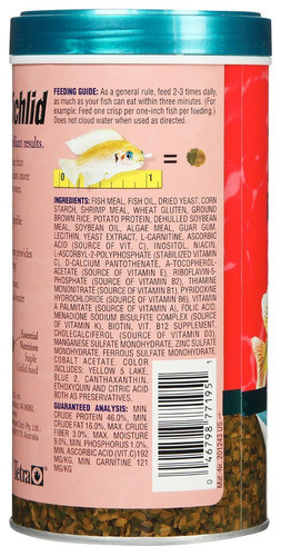 Tetra Cichlid Crisps 93 G Con Mundo Acuatico 0