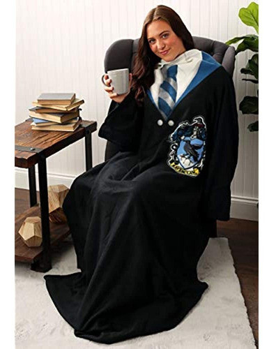 Harry Potter Ravenclaw Rige Manta Suave Con Mangas, 48 ?? X 0