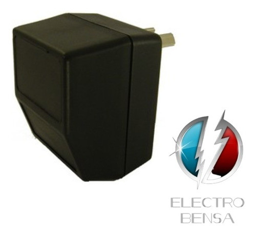Caja Plastica P/ Fuente  25  Negra 2 Pines Chatos 0