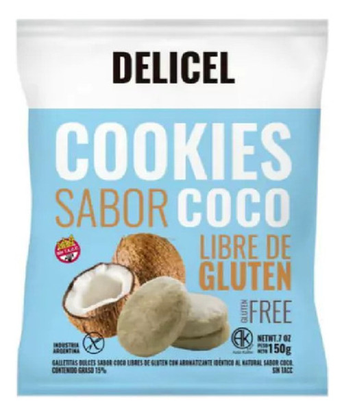 Galletitas Coco Delicel X 150 G Sin Tacc 0