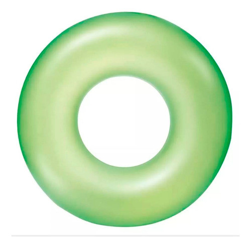 Boia Inflável Redonda Verde Neon Plástica 76cm - Mor 0