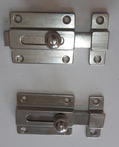 Cerrojo Pasador Sin Llave Cromado. Precio Unitario 0