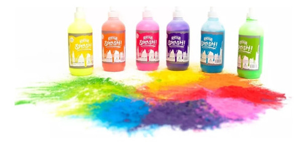 5 Lluvias De Pintura No Toxica Upd Fiestas 0