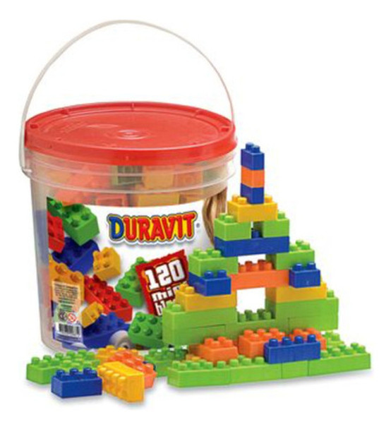 Balde Bloques Chicos 120pzs Duravit - 661 (uxb:4) 0