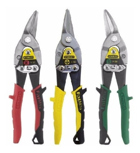 Juego Tijera P/chapa Aviacion Dere Recta Izq Stanley Vazquez 0