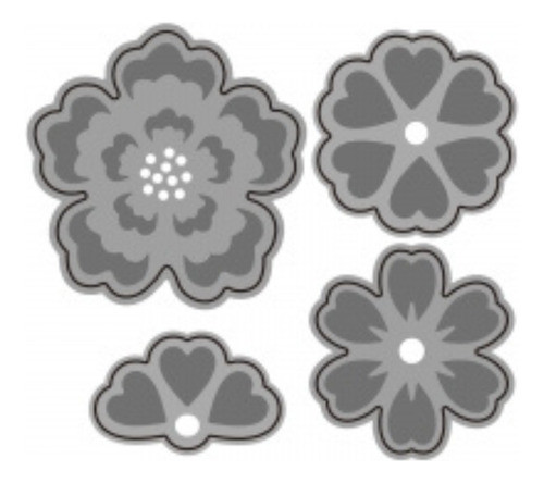 Sunlit - Troqueles Set Flores  - Scrapbooking 0