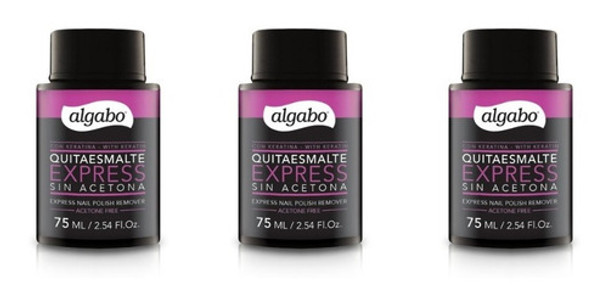 Algabo Quitaesmalte Express 75 Ml X 3u 0