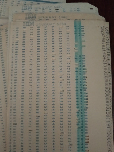 Tarjetas Perforadas Ibm 0