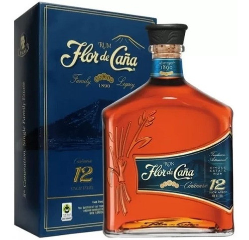 Ron Flor De Caña 12 Years  750ml.  Envío Gratis 0