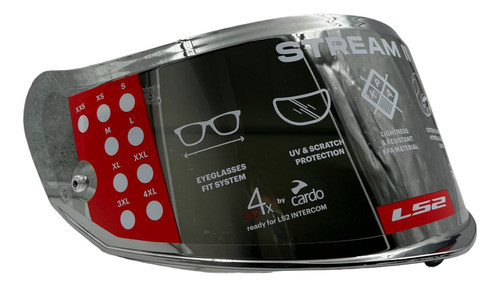 Repuesto Visor Para Cascos Ls2 Ff808 Color Iridium Silver 0