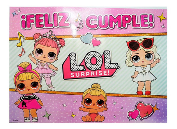Poster Feliz Cumpleaños - Lol 0