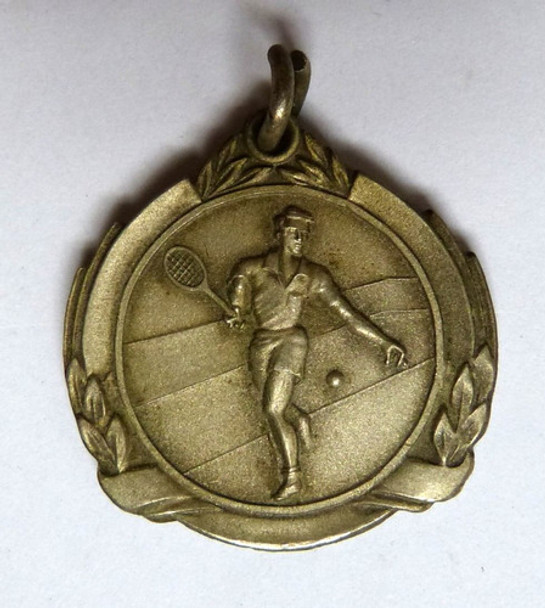 Antigua Medalla De Tenis Veteranos Dobles 1975 0