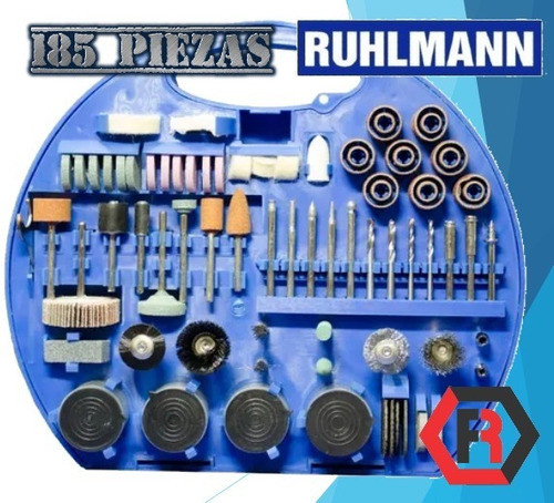 Kit Accesorios Minitorno 185 Piezas Gamma Dremel Ruhlmann 0