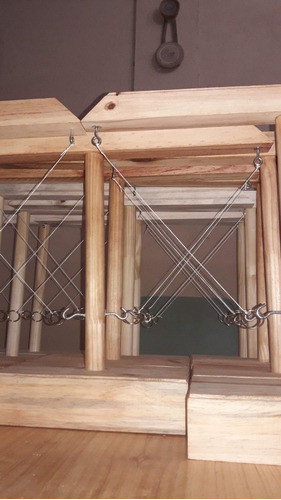 Juego De Anillos, Fabricado En Madera. 0