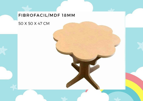 Mesa Árbol Infantil De Fibrofacil 0