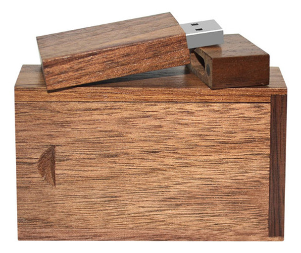 Eastbull - Unidad Flash Usb De Madera De Nogal De 64 Gb, Mem 0