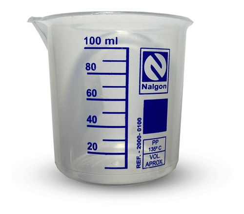 Becker Em Polipropileno Autoclavavel 100 Ml Subd. 10 Ml 0