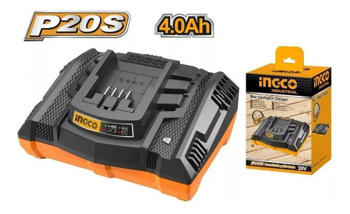Cargador Rapido Inteligente 20v Ingco Fcli2003 0