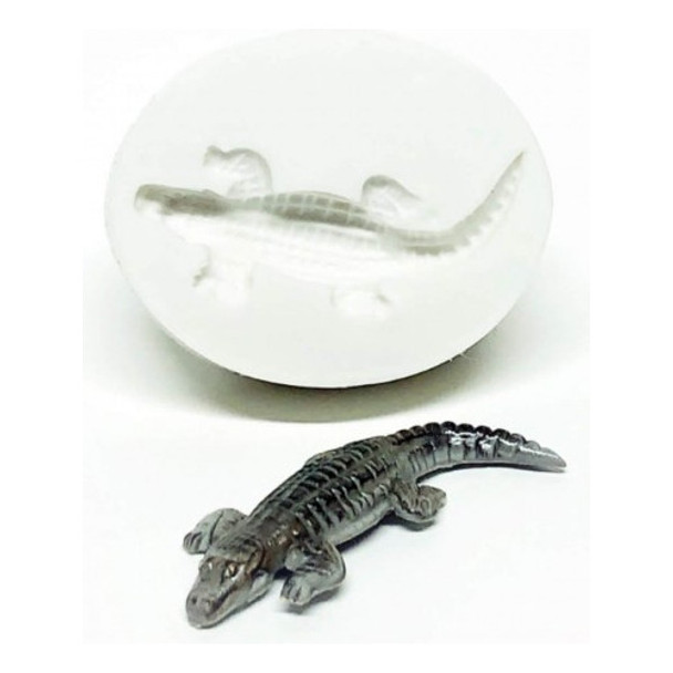 Molde De Silicone Safari - Jacaré / Crocodilo 0