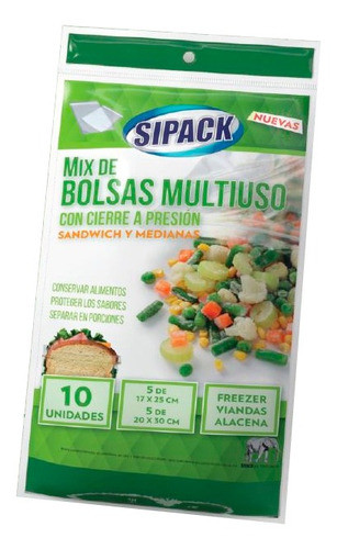 Sipack Bolsa Multiuso X10 Mix 0