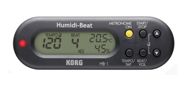 Metrónomo Detector Temperatura Y Humedad Korg Humidi-beat 0