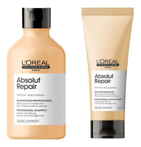 Pack L'oreal Prof: Sh Absolut Repair Lipidium+aco Repair Lip 0