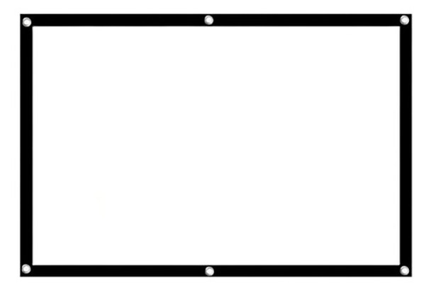 Pantalla Para Proyector 1,85x1,40mtrs  Lona Front Mate 0