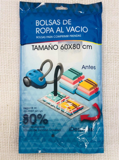 Bolsa De Ropa Aspirable Al Vacio Hermetica 60x80cm 0 Bolsa De Ropa Aspirable Al Vacio Hermetica 60x80cm 0