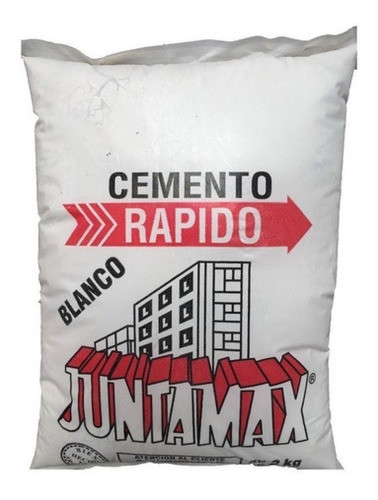 Cemento Rápido Gris X 1 Kg Juntamax Reparaciones Rajaduras 0