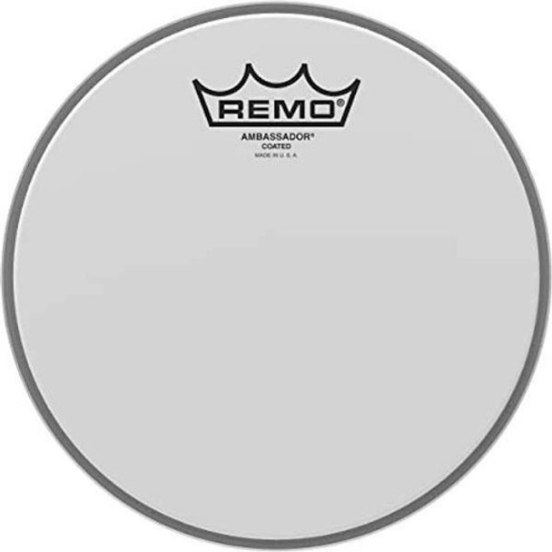 Parche Remo Ambassador Coated 011200 Arenado 12 La Plata 0
