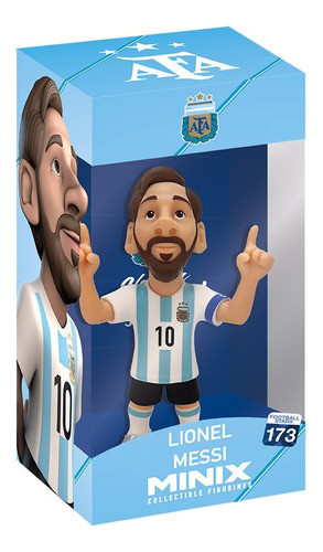 Muñeco Figura Messi Selección Argentina Coleccionable Minix 0