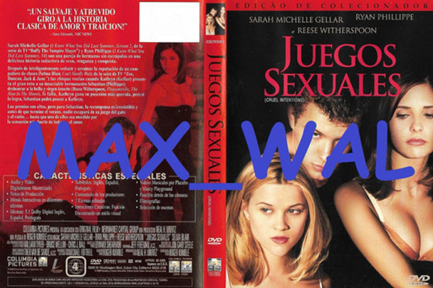 Juegos Sexuales Dvd Sarah Michelle Gellar Reese Witherspoon 0