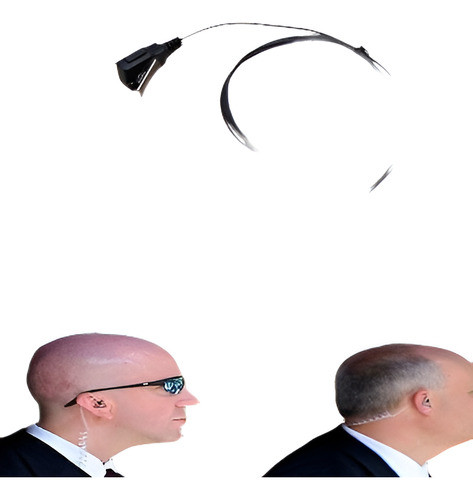 2 Hilos Seguridad Vigilancia Kit Auricular Auricular Radio M 0