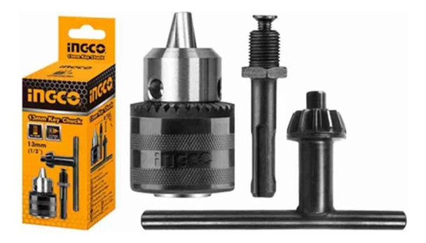 Kit Mandril 13mm+ Llave De Ajuste + Adaptador Sds Plus Ingco 0