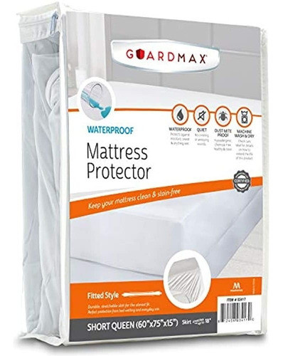 Funda De Colchón Tamaño Queen Corta Guardmax - Funda De Colc 0