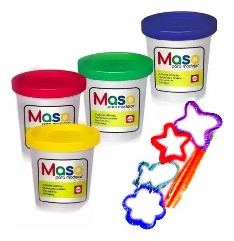 Masas Para Moldear, Animales Del Campo - Potes Masa Antex 0