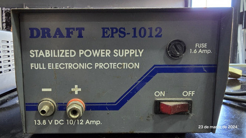 Drafteps-1012stabilized Power Supply Full El.ectronic Prot 0
