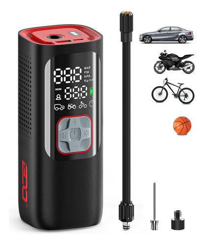 Bdo Inflador De Neumaticos: Compresor De Aire Portatil, Actu 0