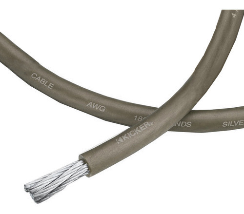 Cable Rollo Potencia Kicker 4 Gauges Gris 1 Metro Ofc Cobre 0