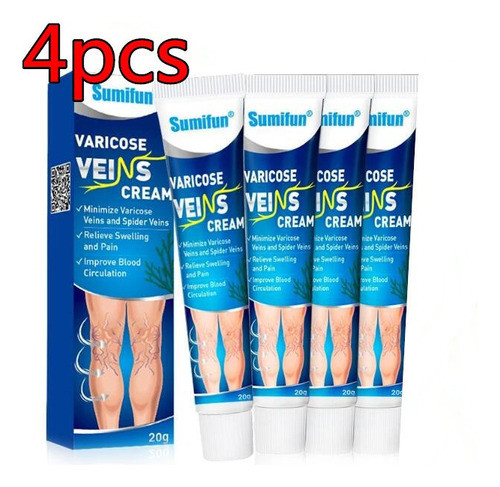 4 Unidades De Creme Anti-varizes, Varizes, Manchas 0