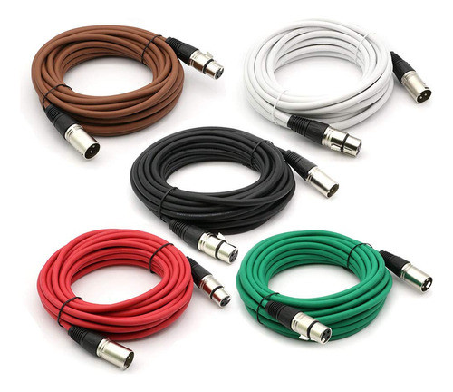 Dremake Cable De Microfono De Audio Profesional  Xlr 3 Pine 0