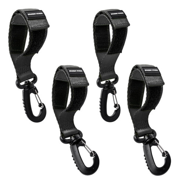 Clip De Paddle Para Kayak Y Paddleboard, Negro, 4 Piezas 0