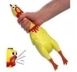 Pollo Chillon Juguete Mediano De Aprox 30cm 0