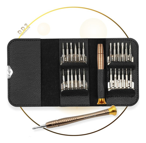 Juego De Mini Destornillador 24 Puntas Precision C/estuche 0